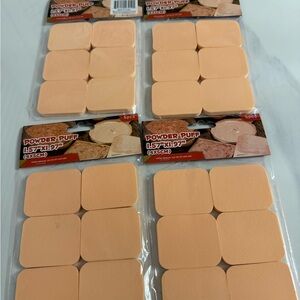 Powder Puff Makeup Sponges - Set of 4